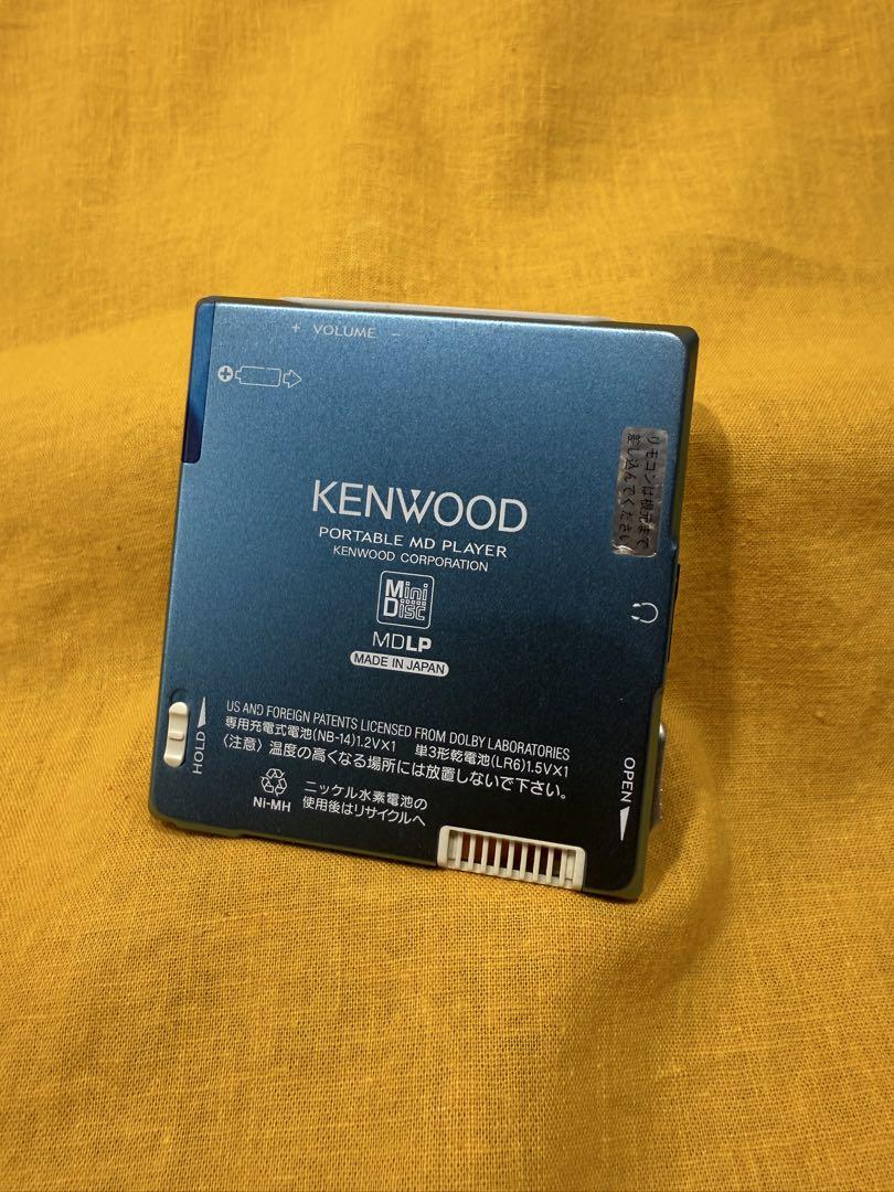動作品】 KENWOOD MDプレーヤー DMC-T55 ブルー - メルカリ