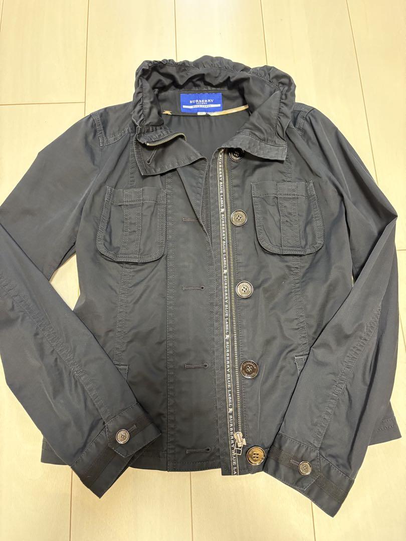 Burberry Blue Label ジャケット サイズ36 ブラック BURBERRY BLUE LABEL ブラックジャケット 36 - メルカリ