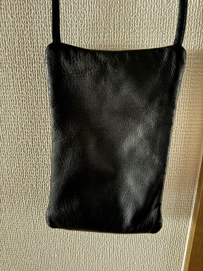Aeta レザーフラットポーチショルダー サコッシュ バッグ