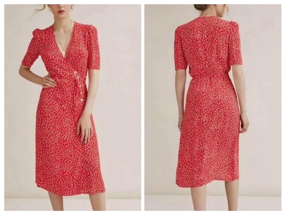 神崎恵さん着用 Rouge ルージュ GABIN dress 花柄ワンピース
