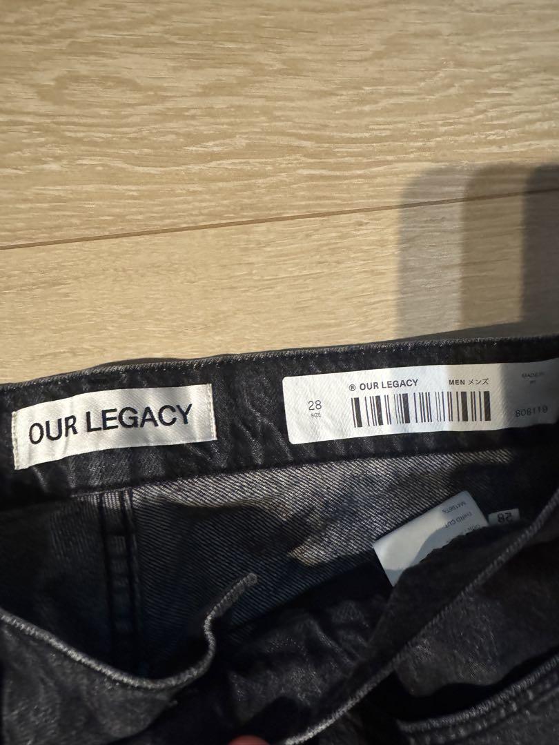 our legacy third cut jean 28 ブラック
