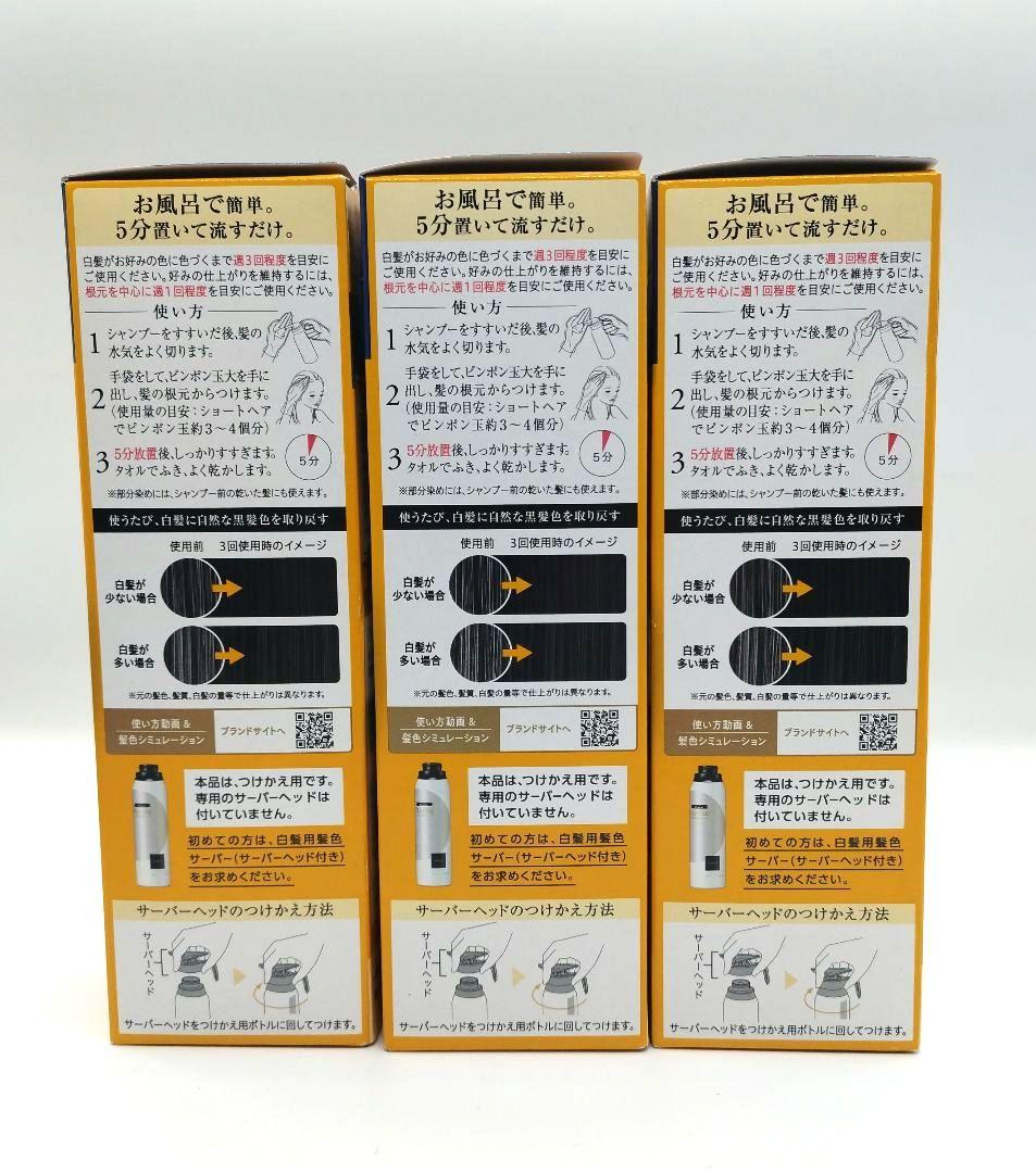 【新品】リライズ　白髪用髪色サーバー　ふんわり仕上げ　✖3本