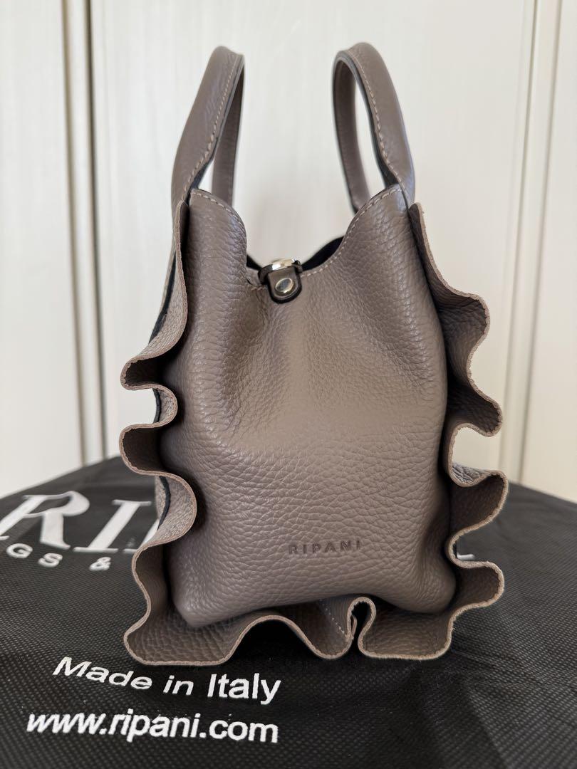 RIPANI リパーニトートバッグ フリルレザー 2way 8602