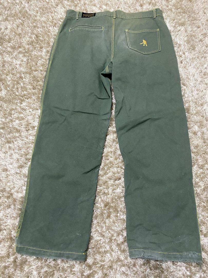 HYKE デニムパンツ　カーキ HYKE ハイク 23SS 13236 TYPE M-51 SHELL PANTS シェル