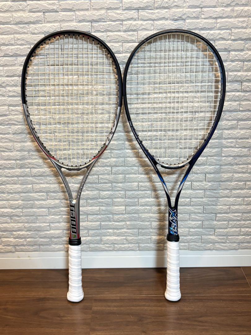 【送料無料】 MIZUNO XYST T7 他 軟式テニスラケット 2本セット