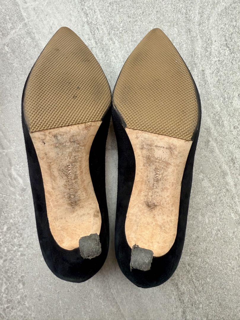 MANOLO BLAHNIK ブラックパンプス