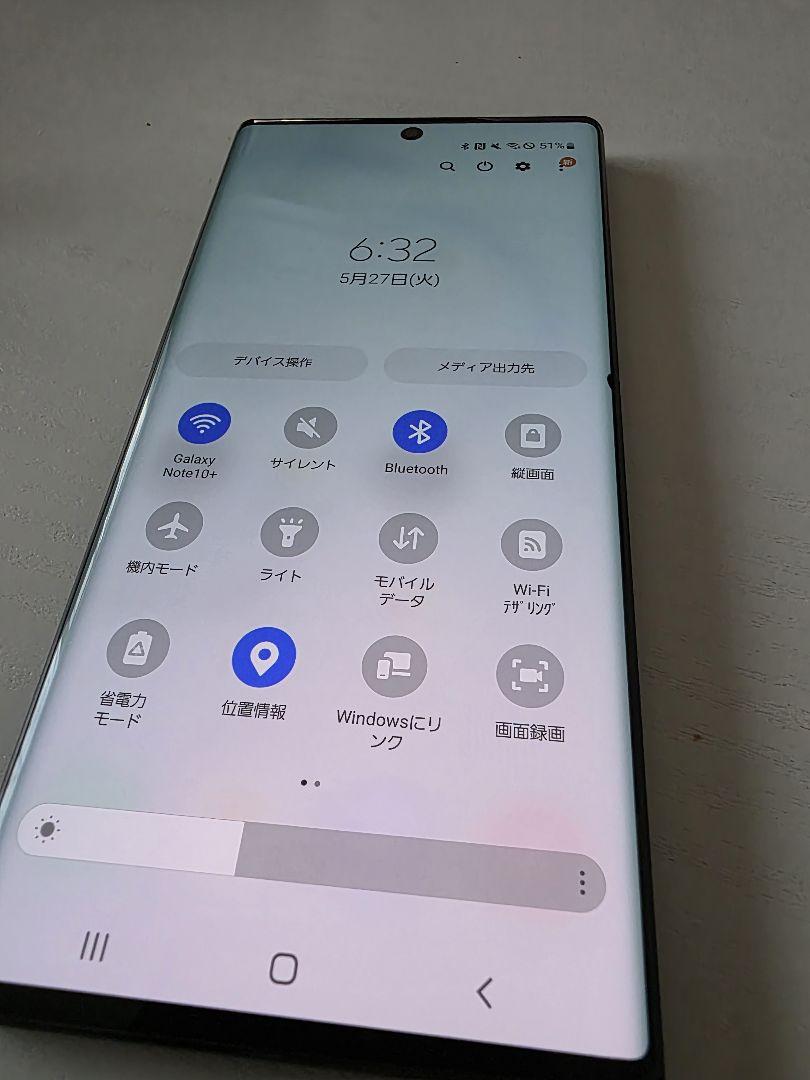 Samsung Galaxy Note 10＋ 本体 ブラック