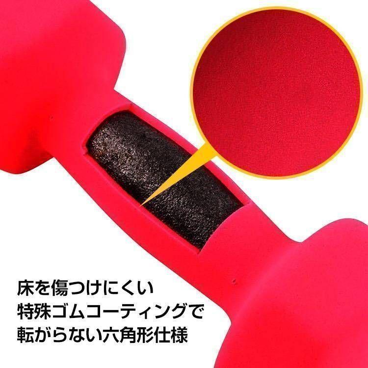 ダンベルセット5キロ×２個計10キロ5kg計10kg鉄アレイ【青】B