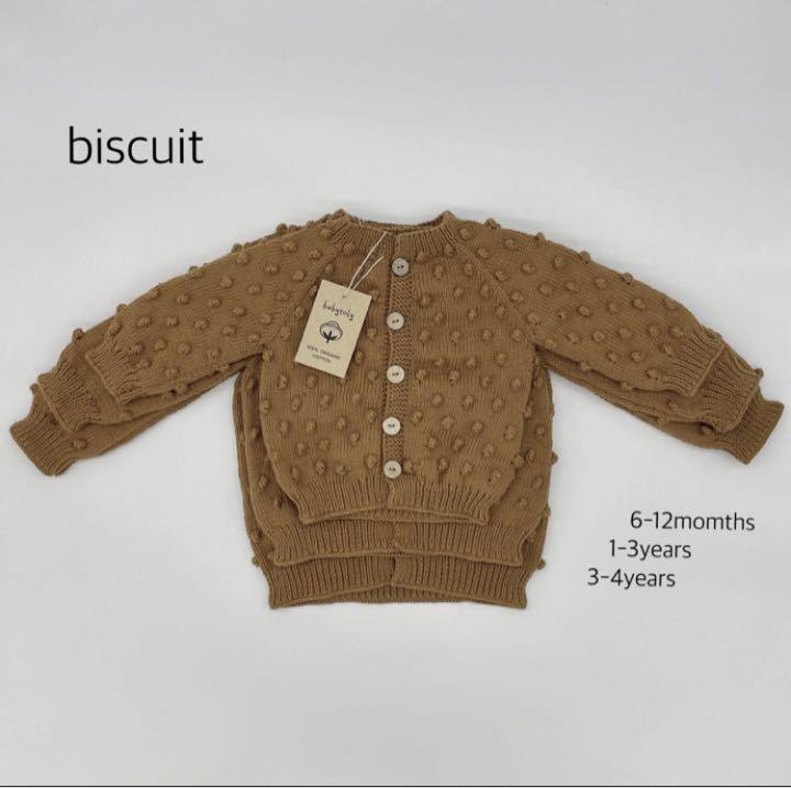限定！完売品! Babytoly popcorn cardigan