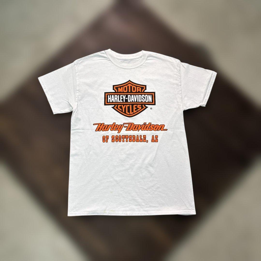7TSM1【HARLEY-DAVIDSON】Tシャツモーターサイクル古着used