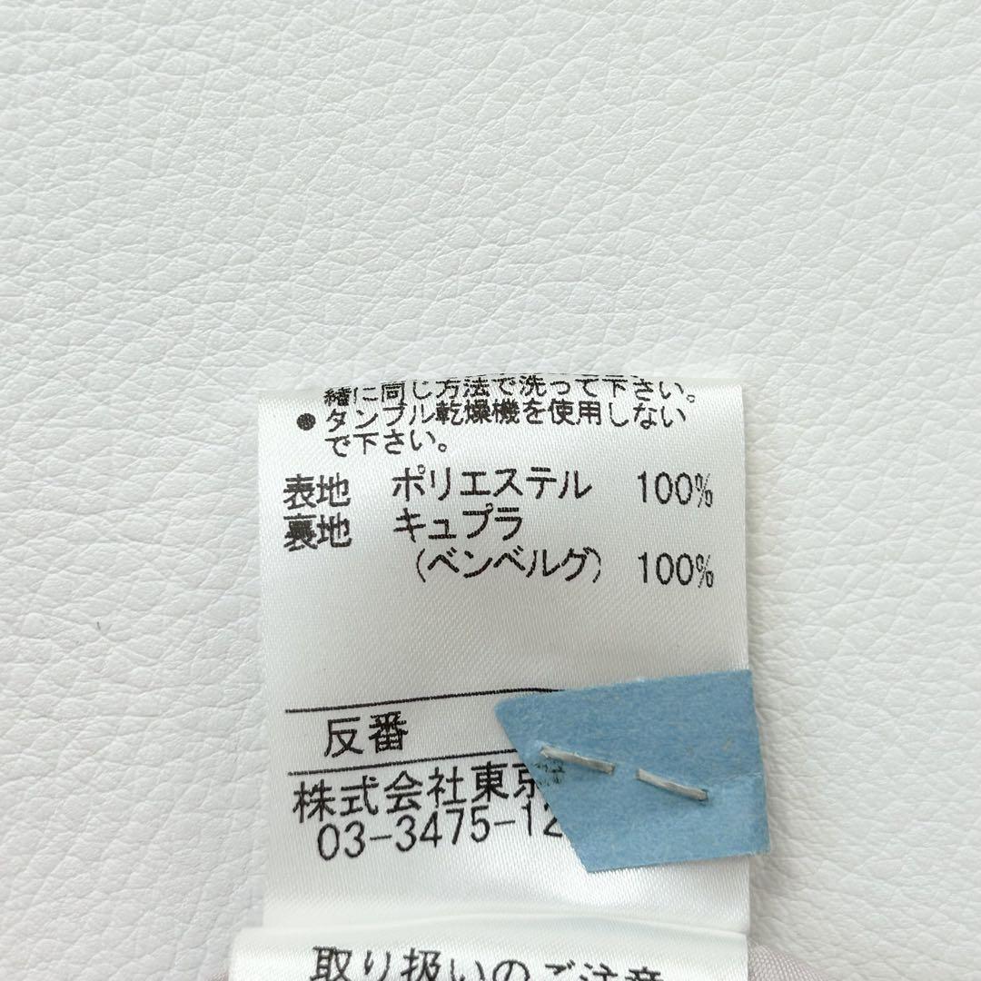 1235y 光沢感 ソワール ドルチェノーカラージャケット ピンク M