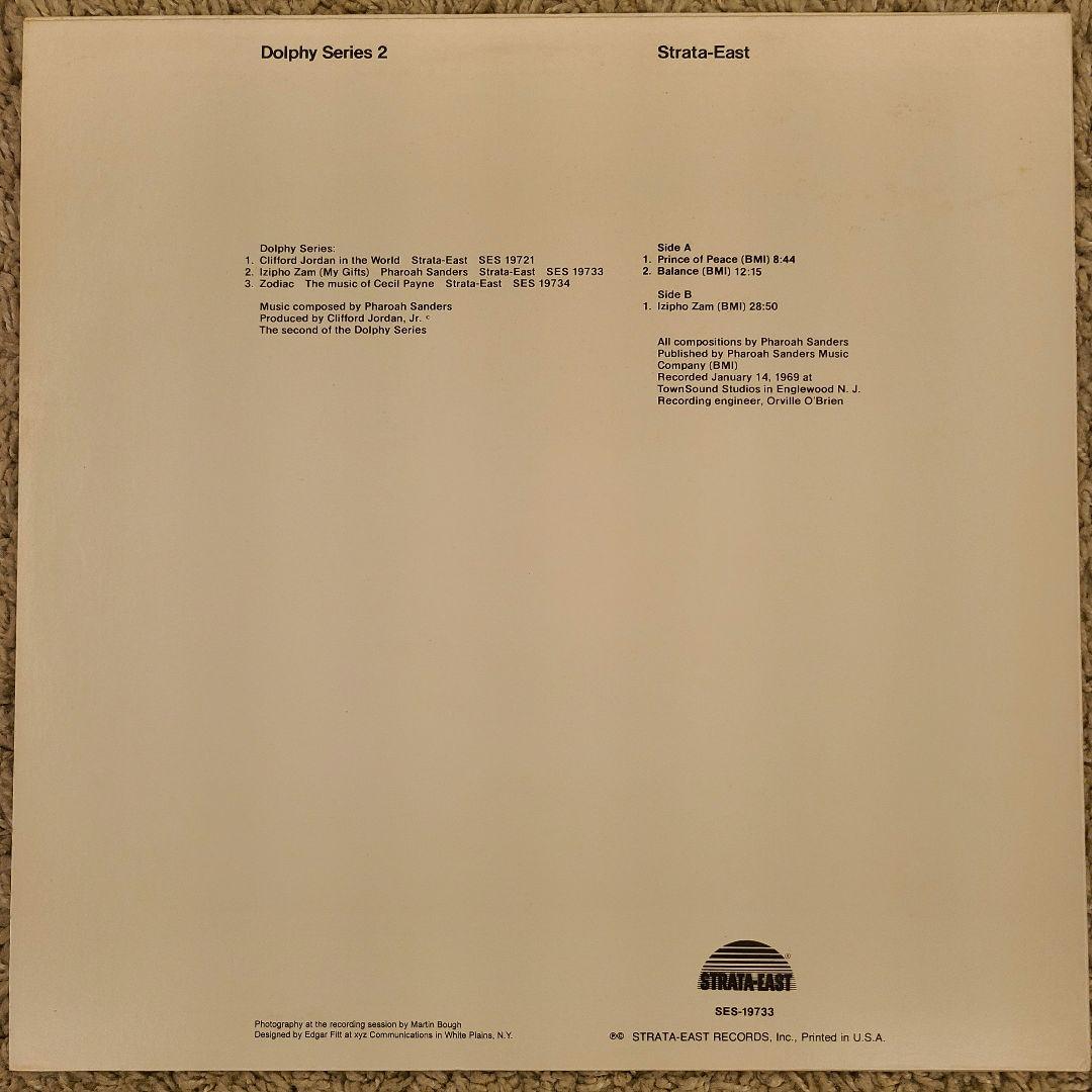 pharoah sanders izipho zam lp - メルカリ