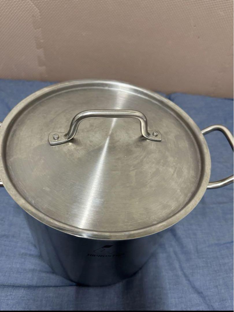IH対応 ステンレス寸胴鍋24cm 満水11L KIPROSTAR両手 深型 鍋