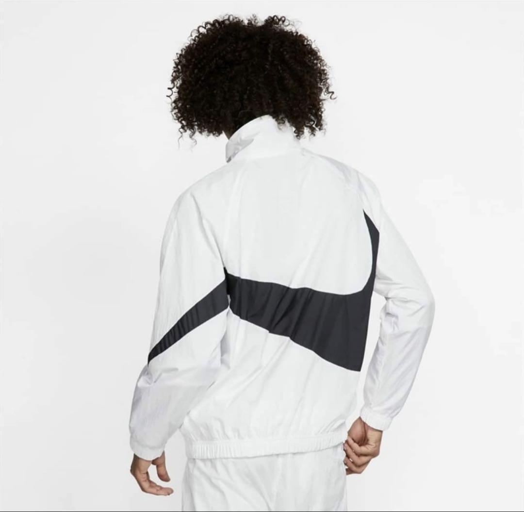 2回着用　Nike ウィンドブレーカー ホワイト/ブラック