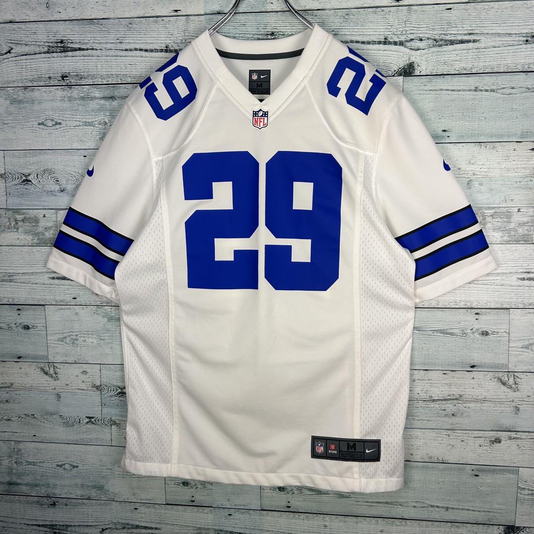 NIKE×NFLカウボーイズ刺繍アメフトゲームシャツネイビー L相当
