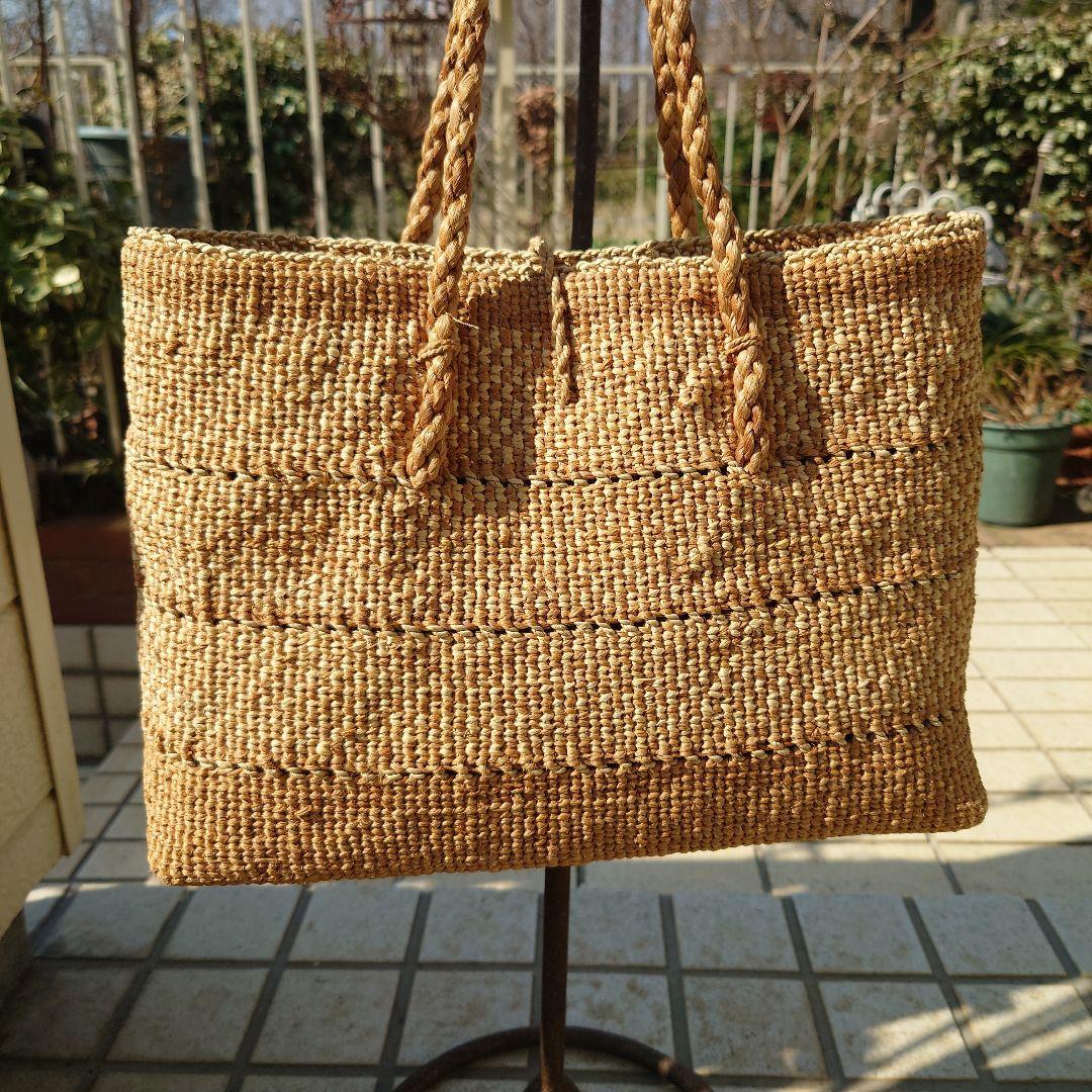 ヒロロ細工　カゴバッグ