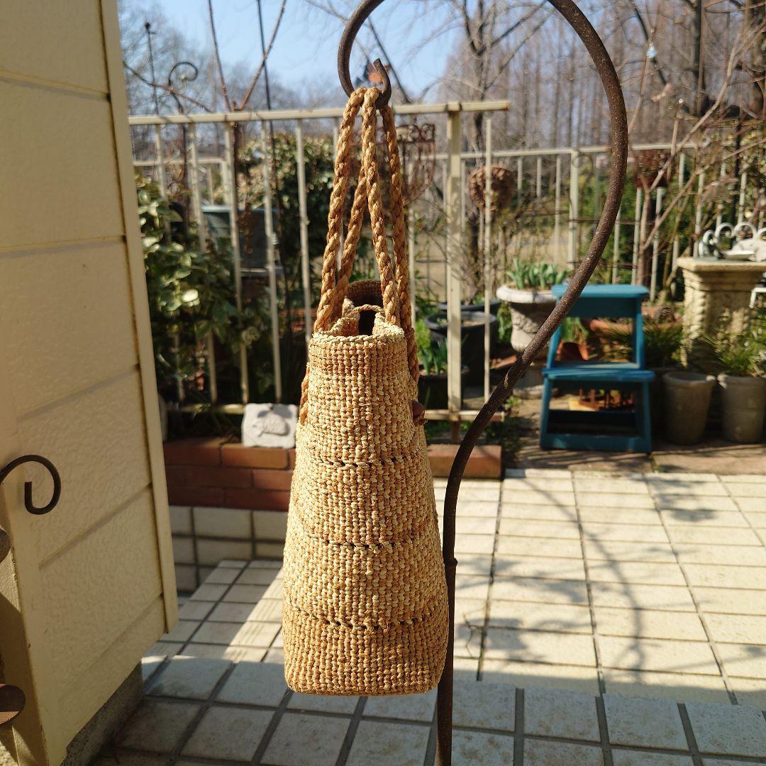ヒロロ細工　カゴバッグ