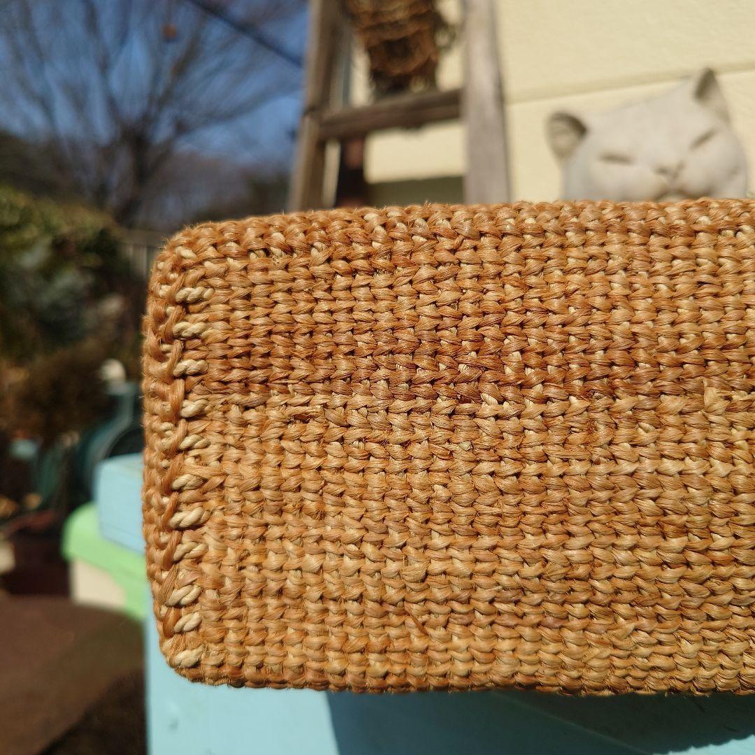 ヒロロ細工　カゴバッグ