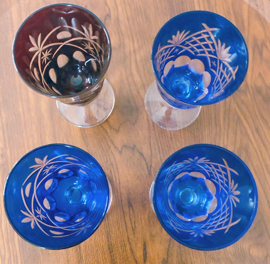 まとめ売り✨切子グラスいろいろ6個セット✨酒器✨華やか✨パーティー✨記念日✨