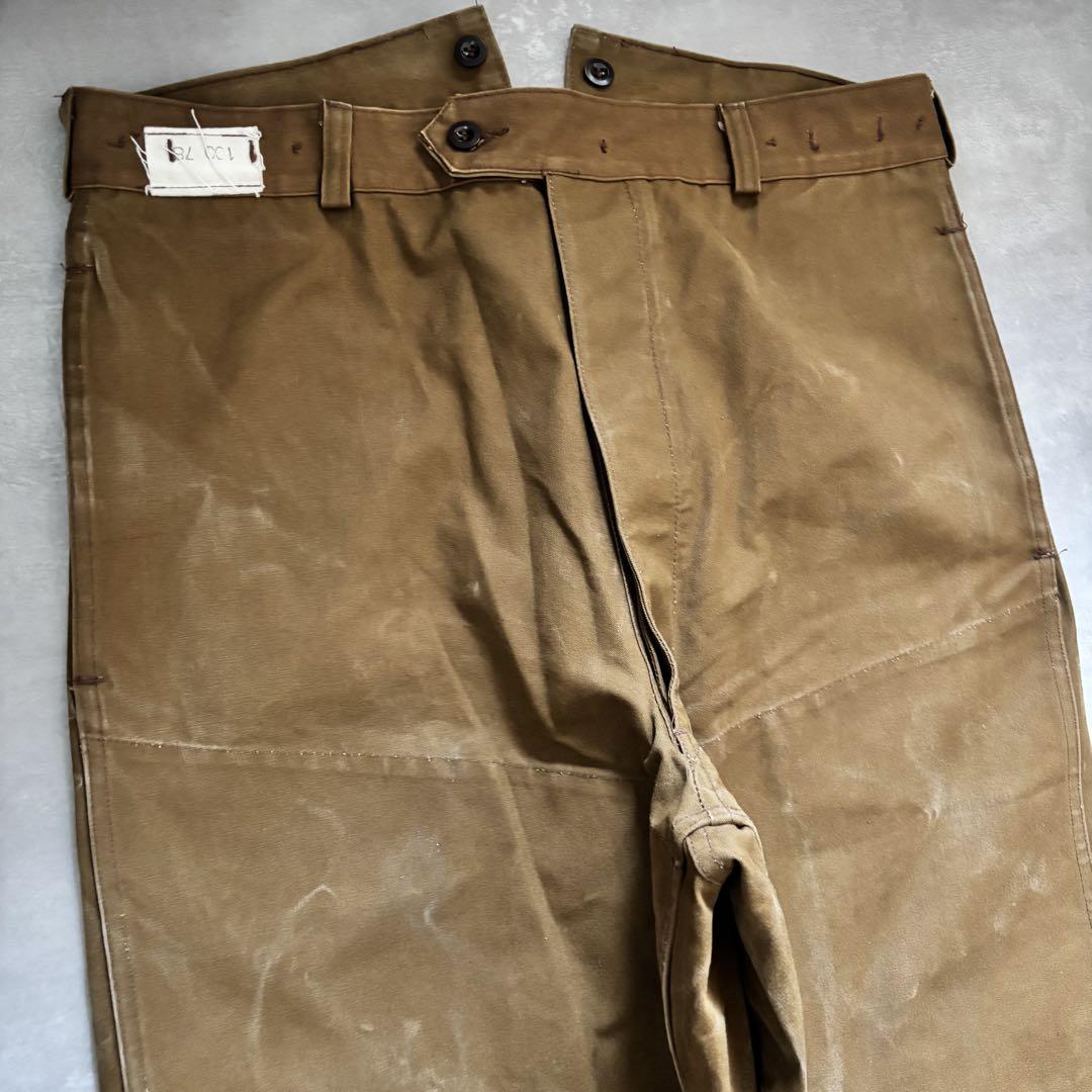 50s フランス国鉄　SNCF レイルロードパンツ　ワークパンツ　シンチバック 50s フランス国鉄 SNCF レイルロードパンツ ワークパンツ シンチ