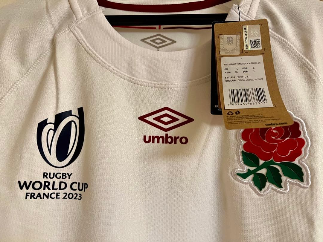 イングランド代表 RWC2023 オーウェン・ファレル レプリカジャージ L イングランド代表 RWC2023 オーウェン・ファレル レプリカジャージ L