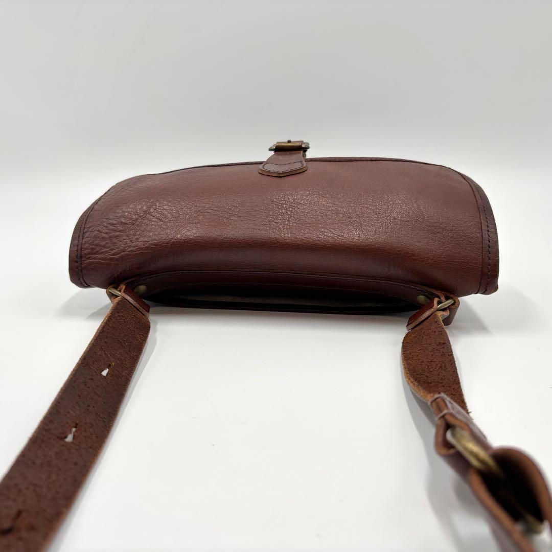 【極美品】SLOW スロウ fino カートリッジ ショルダーバッグ ブラウン