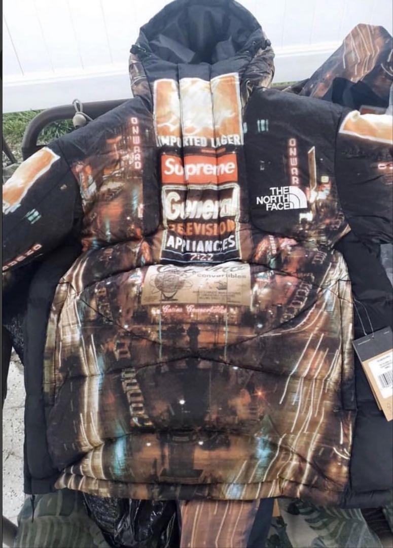 Supreme/The North Face ダウンジャケット タイムスクエア
