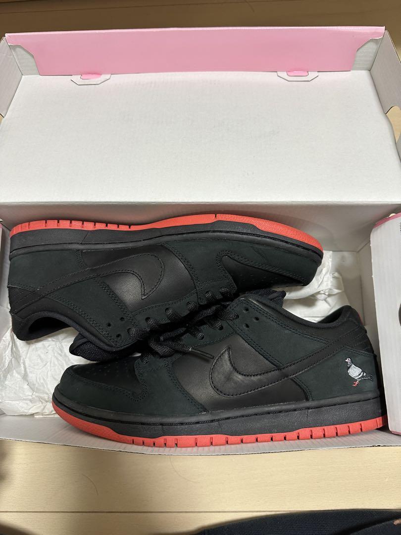 靴 Nike SB Dunk Low TRD QS \"Black Pigeon\"