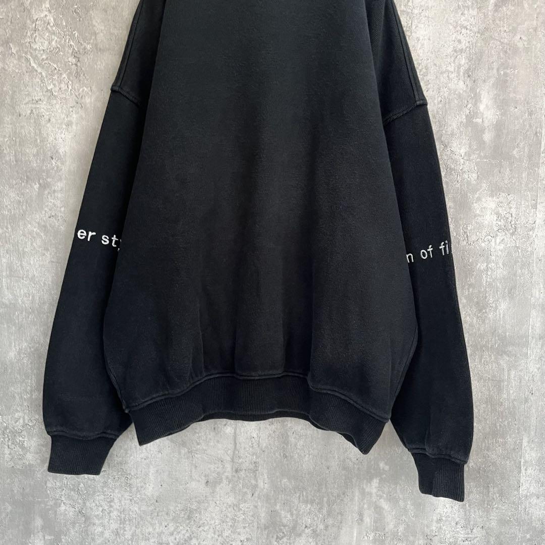 【日本製】サンタフェ ロゴ 刺繍 スウェット トレーナー 古着 ビンテージ
