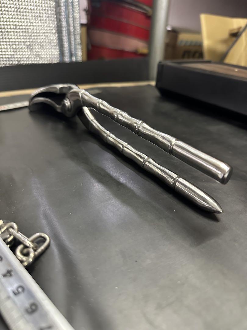 ツカミ箸60mm板金工具掴みやっとこ