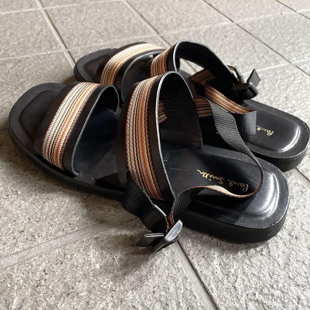 PaulSmith ポールスミス マルチカラーストライプ サンダル 約28cm