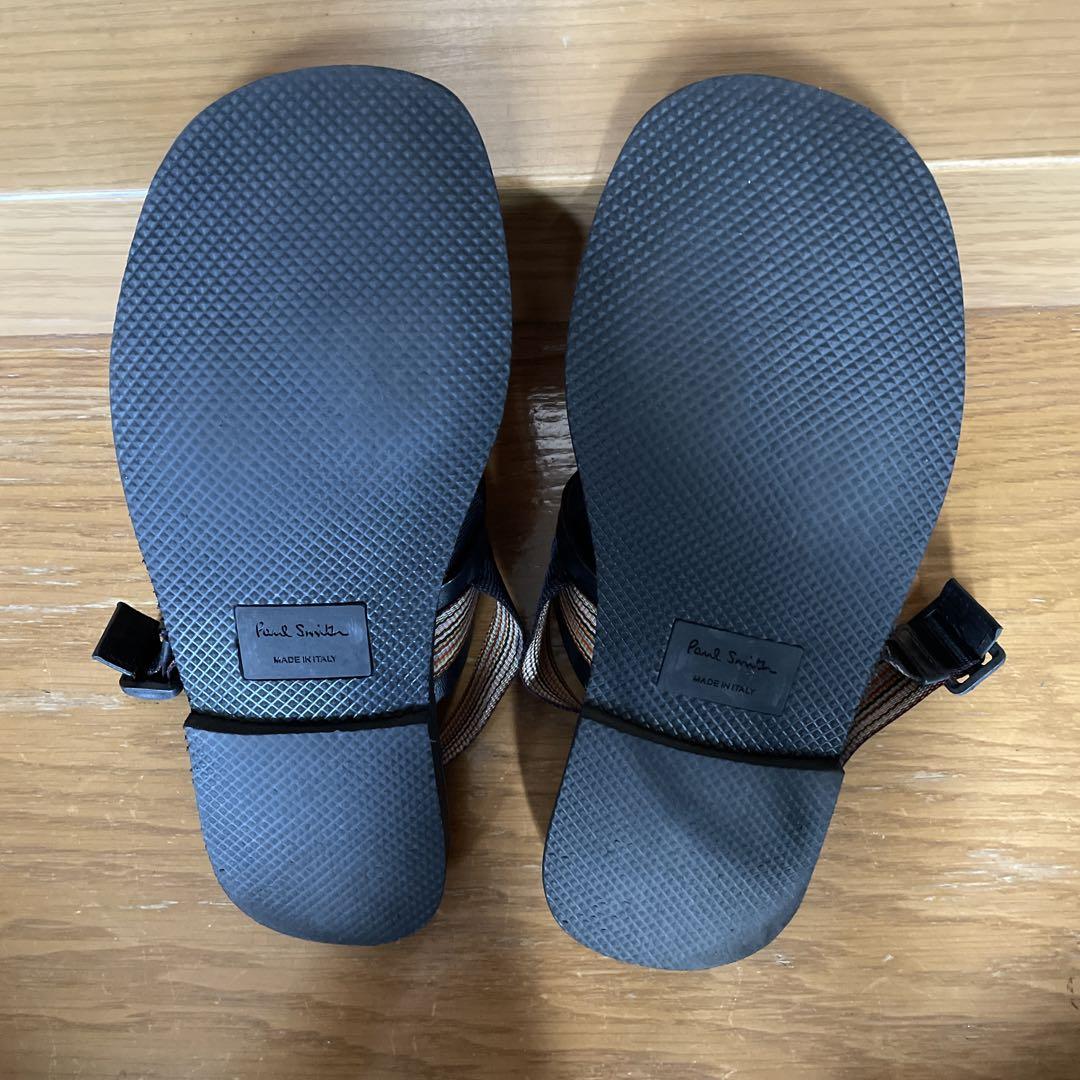 PaulSmith ポールスミス マルチカラーストライプ サンダル 約28cm