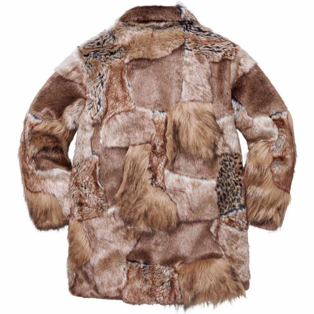 Maison Margiela Patchwork Faux Fur Coat