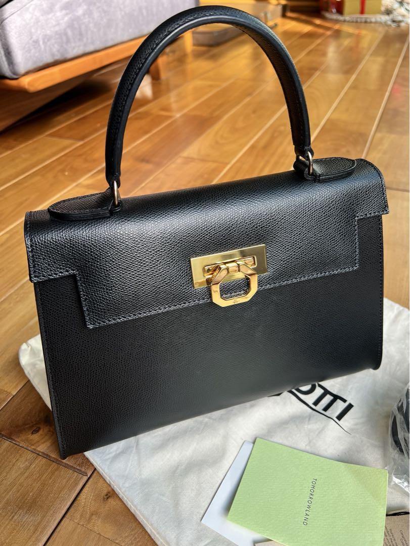 美品♡ カルボッティ  エレナ　CARBOTTI  ハンドバッグ　ブラック