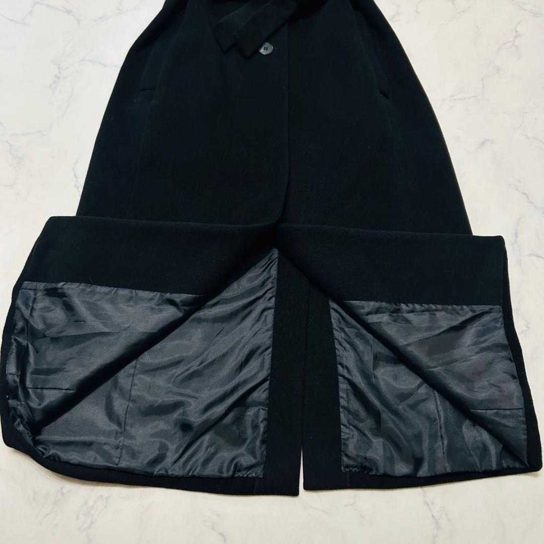 カシミヤ混 カルバンクライン マキシ丈 ウールコート ロング ベスト ファー L カシミヤ混 カルバンクライン マキシ丈 ウールコート ロング ベスト ファー L