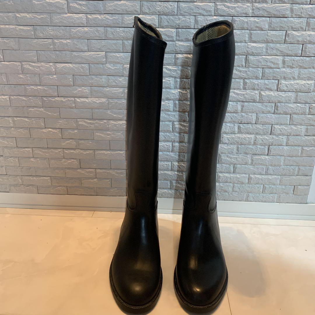 AIGLE□BISON□レインブーツ長靴 36 箱付 市販 箱付