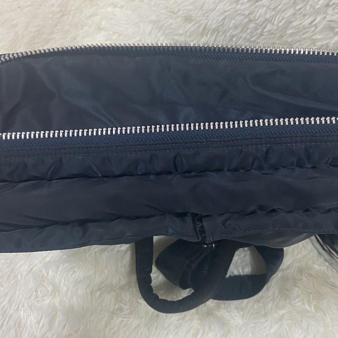 【美品】PORTER タンカー ビジネスバッグ ２層 拡張 2way 2室 黒