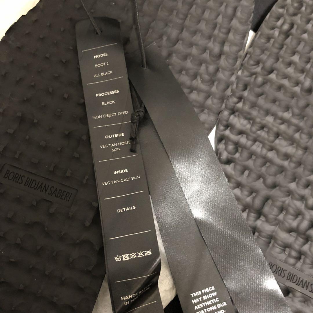 美品 BORIS BIDJAN SABERI ブーツ 42 革靴 レザー