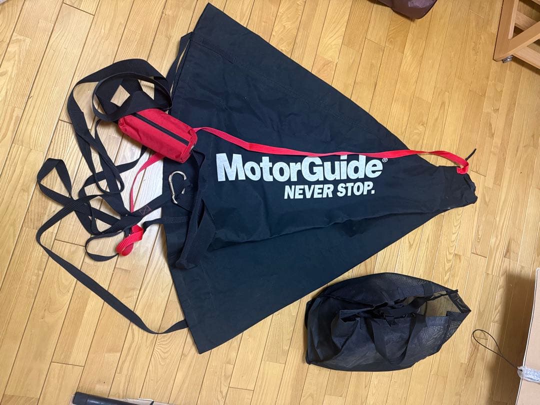 モーターガイド シーアンカー パラシュート型 バスボートやや傷や汚れあり