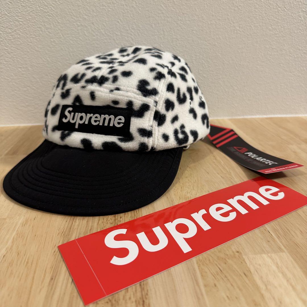 Supreme PolartecEarflap Camp Cap Leopard