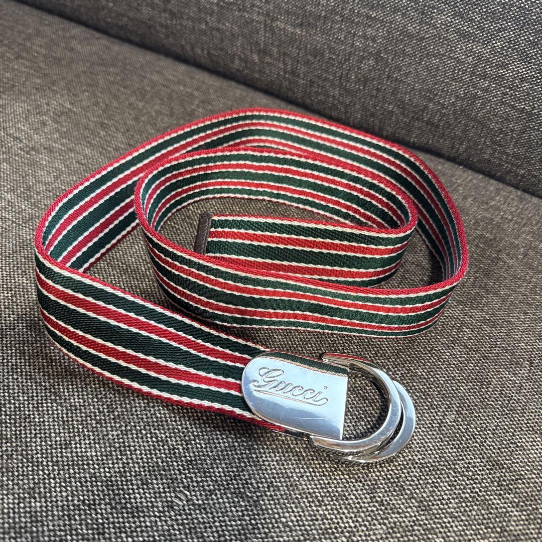 ajt！美品！Gucci シェリーラインダブルＤベルト
