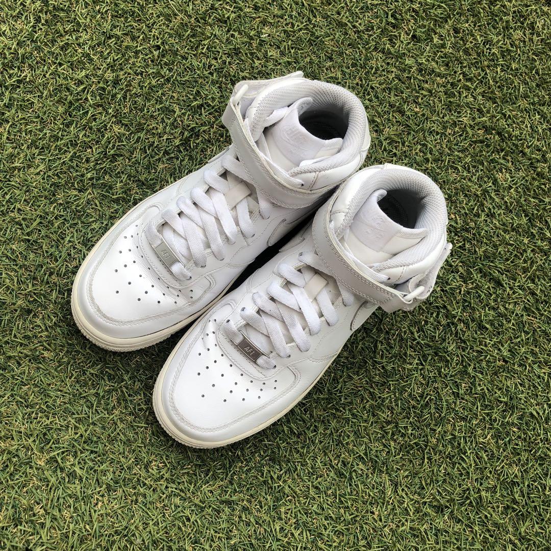 美品23.5NIKE AF-1 MID ナイキ エアフォースワン HB485