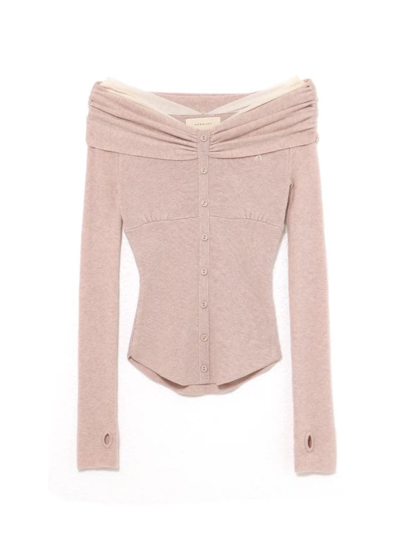 andmary ♡ Shannon tulle knit tops