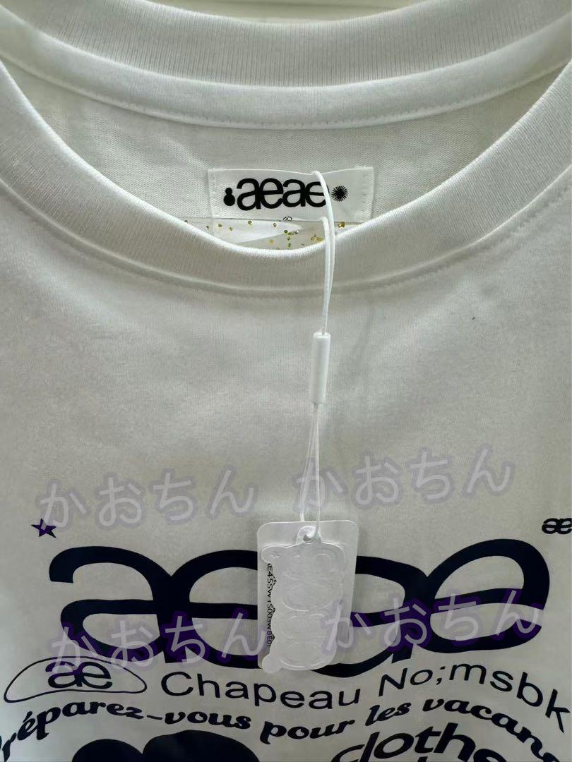 aeae プリントTシャツ ホワイト - メルカリ
