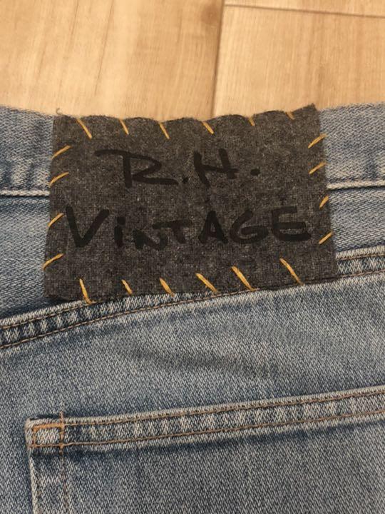 RH Vintage Broken DENIM Straight☆美品8月末まで