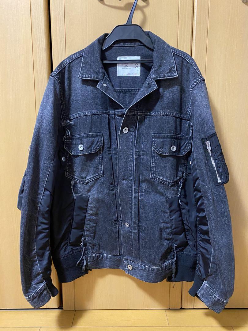 【売り切り】sacai Denim x Nylon Twill Jacket