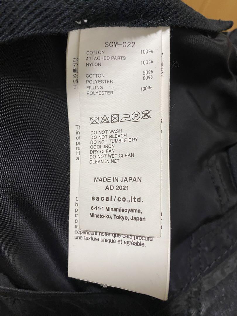 【売り切り】sacai Denim x Nylon Twill Jacket