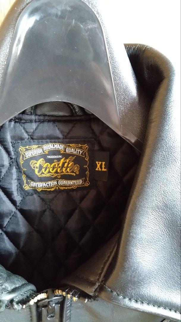 Colette ブラック レザー ジャケット XL