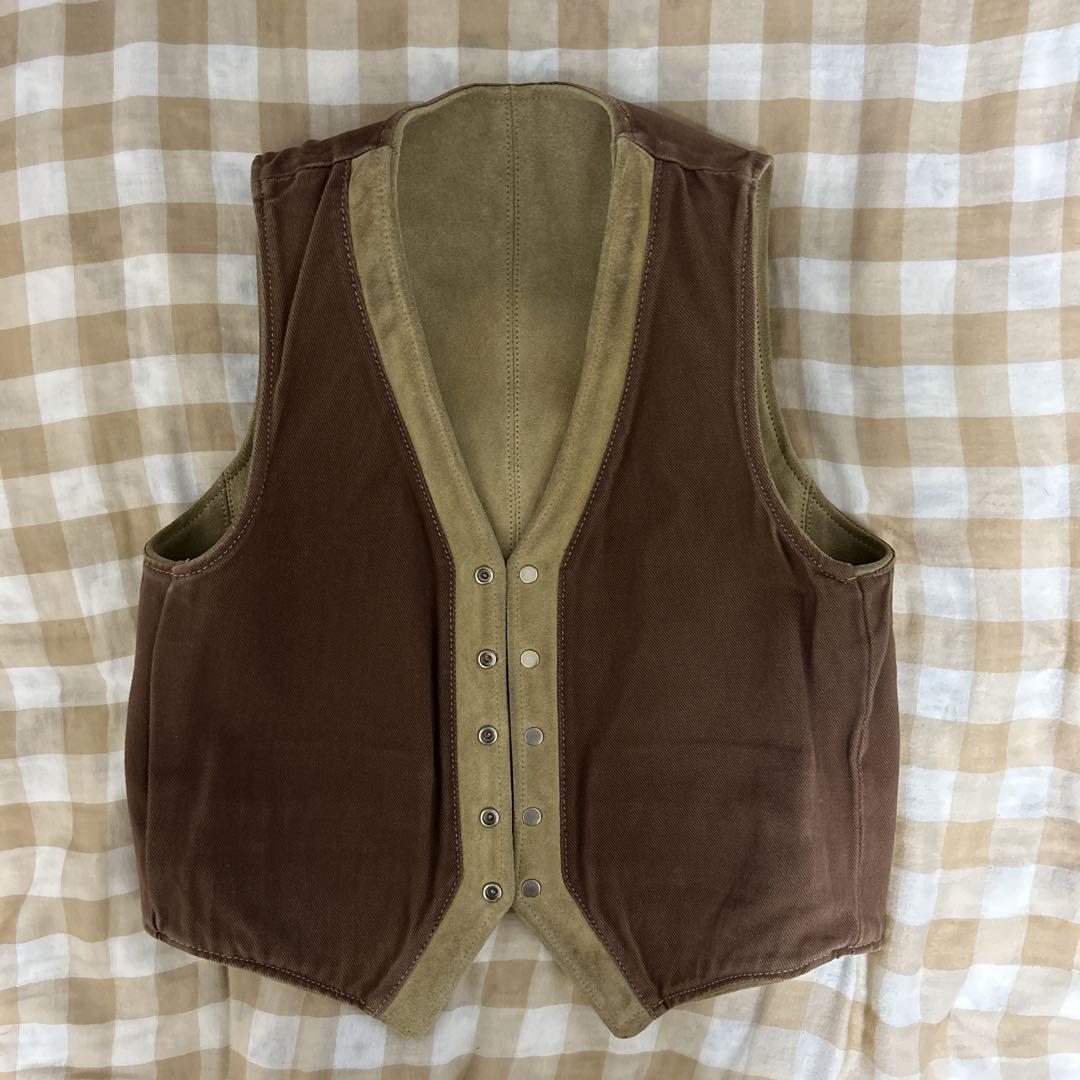 Aero Leatherエアロレザー・スウェード/レザーベスト