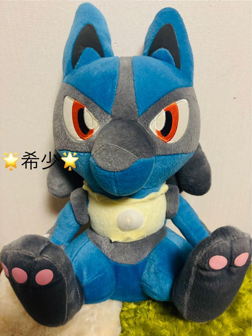 ポケモン ルカリオ スーパーDXぬいぐるみ 劇場版 希少】 ルカリオ 劇場版スーパー DXぬいぐるみ 波導の勇者編 35